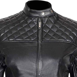 Chaqueta de Cuero de Invierno para Mujer de Primera Clase con Diseño Personalizado y Logotipo Personalizado, Impermeable y Reversible, Material de Cuero Genuino - Product Image 6