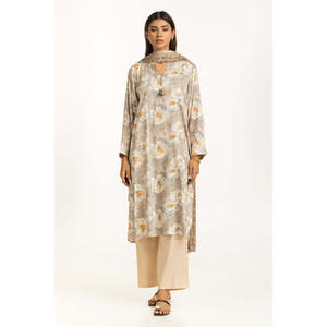 IUSTKSD-1129 Conjunto de Traje de Lino Estampado de 3 Piezas para Mujer - Product Image 5