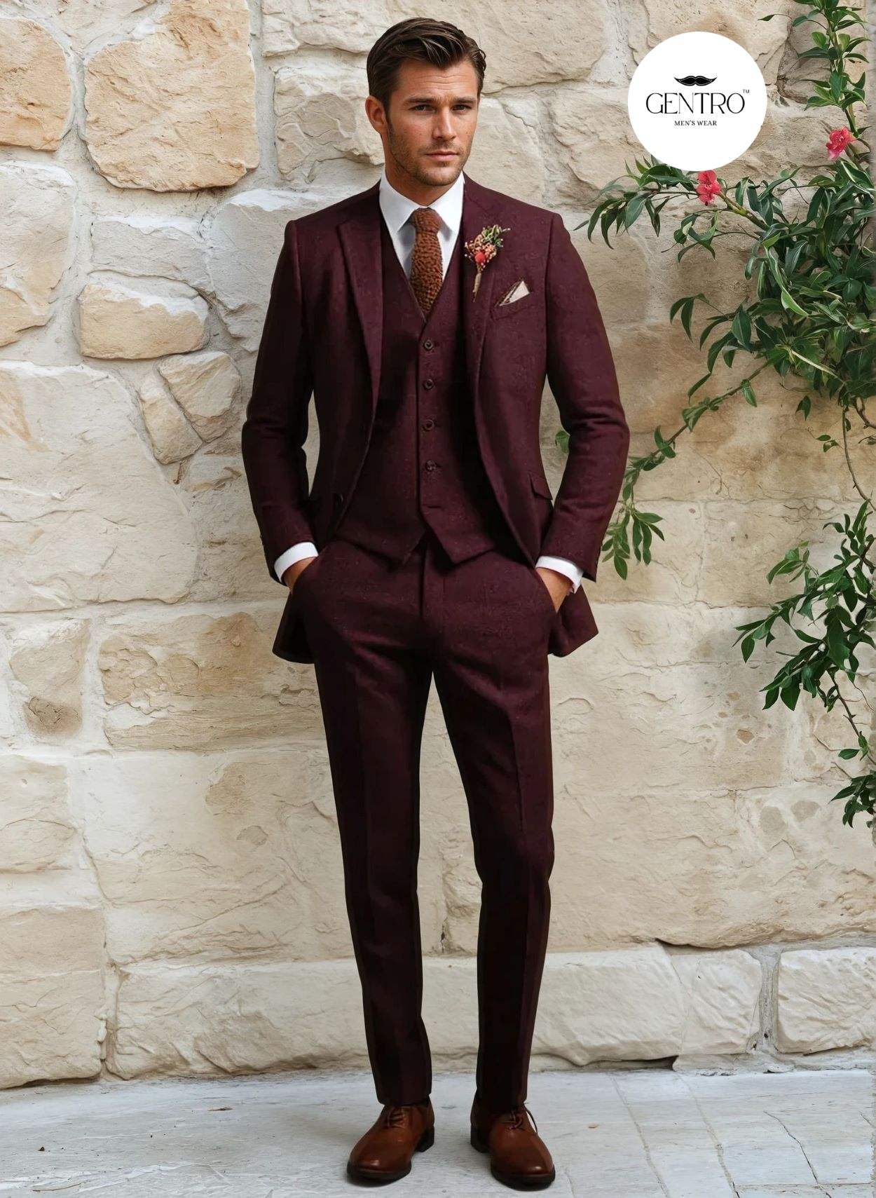 สีน้ำตาลแดง