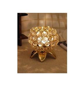 Brass Hammered Metal Gold Crystal <b>Candle</b> Holder Stand Tall Size <b>Cheap</b> Price Sale Indian Luxury Gold Metal Brass <b>Candle</b> Holder - Product Image 2