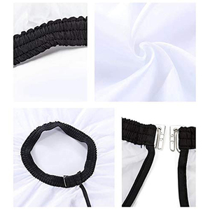 Manteaux de coiffeur personnalisés et vêtements de travail pour salons de beauté, tablier de barbier écologique en polyester, gilet, vente en gros - Product Image 3