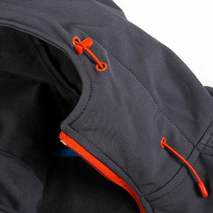 Chaqueta Softshell Transpirable para Hombre con Cuello Alto de Tela Canvas, Diseño Ligero - Capa Interior Cálida para Uso en Exteriores Fríos - Product Image 6