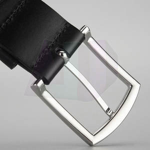 Cinturón de Acero Ligero y Transpirable de Alta Calidad y Durabilidad, Diseño Clásico, Perfecto para Atuendos Formales e Informales, Uso Diario - Product Image 4