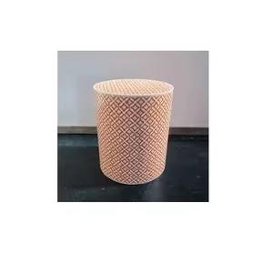 Table d'appoint en incrustation d'os artistique avec design en pierre d'agate - Product Image 2