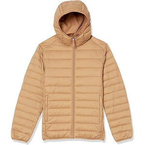 Veste matelassée réversible enduite sur mesure pour hommes, veste basse à quantité minimale de commande et capuche en toile imperméable, col montant, vêtements de saison d'hiver au Pakistan - Product Image 1