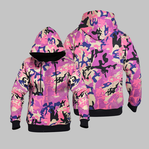 Sweat à capuche zippé intégral streetwear de haute qualité, hiver, sur mesure, 100% coton, respirant, décontracté, doublé polaire pour homme - Product Image 3