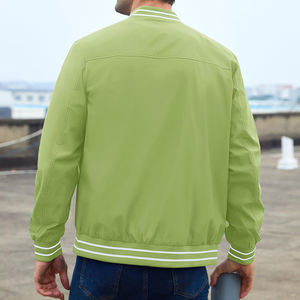 Blouson Bomber Homme Hiver Nouvelle Collection Qualité Supérieure Design Personnalisé Style Toile Tendance Urbaine Imperméable Vente en Gros - Product Image 6