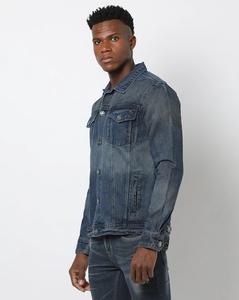 แจ็กเก็ตยีนส์ไซส์ใหญ่พิเศษของผู้ชาย - Product Image 6