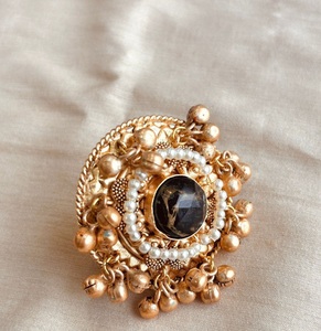 Classique traditionnel porter à la main Fusion plaqué or bague élégante pour les mariages fêtes fiançailles porter pour les femmes - Product Image 2