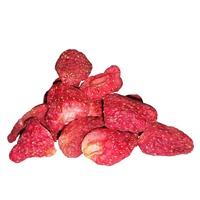 Super Heerlijke Handgemaakte Biologische Gedroogde Aardbeien Natuurlijk Fruit Smaak Vacuüm Pack Medium/Groot Formaat Fabriek Direct Premium