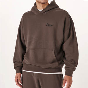 Sudaderas con capucha de invierno de tamaño personalizado para hombre, sudaderas con capucha de estilo callejero con estampado de lana, nuevo diseño, sudaderas con capucha lisas en blanco de alta calidad a granel - Product Image 2