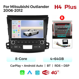 Lecteur multimédia automobile Android MEKEDE, navigation stéréo 9 pouces pour Mitsubishi <span class=keywords><strong>Outlander</strong></span> 2006-2012 - Product Image 2