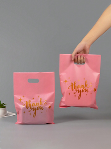 บรรจุภัณฑ์ถุงพลาสติกสำหรับใส่เสื้อผ้าทำจากพลาสติก HDPE/ LDPE Die ดีไซน์โลโก้ตามสั่ง - Product Image 2