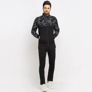 Chándal estampado personalizado para hombre de alta calidad 100% algodón de secado rápido diseño transpirable invierno adultos chándales estampados - Product Image 1