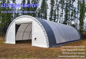 <span class=keywords><strong>Abri</strong></span> de stockage extérieur <span class=keywords><strong>en</strong></span> acier imperméable à installation rapide pour le stockage sur chantier - Product Image 6