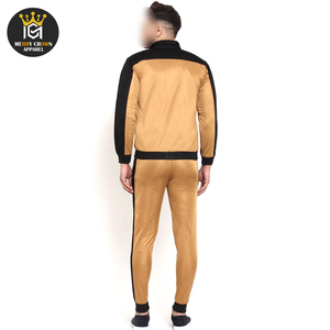 Avec Capuche OEM Services Léger Meilleure Vente Fitness Jogging Fermeture Éclair Style Personnalisé Couleur Moutarde Hommes Survêtement - Product Image 3