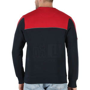 เสื้อสเวตเตอร์ของผู้ชายเสื้อสเวตเชิ้ตคอตตอนผสมโลโก้ใหม่ - Product Image 4