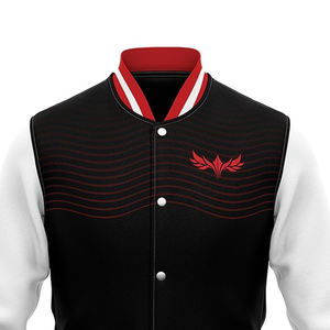Chaqueta Deportiva Personalizada con Logotipo, Extra Grande, Transpirable, para Hombre, Sublimada, de Lona, 100% Fibra de Bambú, Secado Rápido, para Invierno - Product Image 2