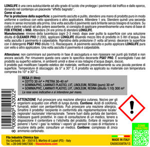FILA Solutions d'entretien des surfaces LONGLIFE Cire liquide brillante protectrice Scellant pour sols à fort trafic Polissage pour pierre de terre cuite, caoutchouc, PVC - Product Image 2