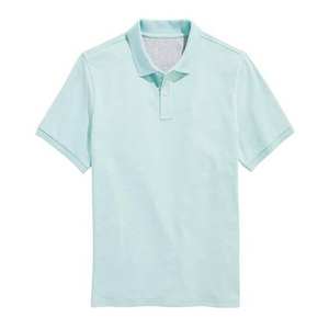 Camisetas Polo de Manga Corta para Hombre, de Secado Rápido, Algodón, Tallas Grandes, Transpirables, Antibolitas, Compresión, Diseño Sólido - Product Image 1