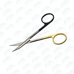 Custom Logo Medical Dressing Scissor Stainless Steel <b>Surgical</b> Bandage Scissors With Curved <b>Blade</b> for Tissue & Dental Shears MOQ - Product Image 4