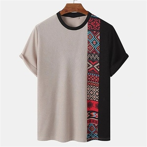 Mens New <b>Vintage</b> Striped <b>Tshirts</b> Summer Short Sleeve Tee Shirts Fashion Casual <b>Tshirt</b> Custom Sublimation Printing - Product Image 3
