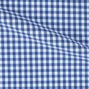 Blue Check Cross Pocket Woven <b>Pajama</b> 100% Cotton Soft Lounge <b>Pants</b> Regular Fit Sleepwear with Drawstring Waist Side Pockets - Product Image 3