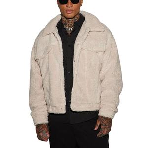 Chaqueta de Piel de Oveja para Hombre, Abrigo Extremadamente Cálido, Piel de Oveja Sintética de Primera Calidad, Construcción Confiable, Ideal para Mercados con Clima Frío - Product Image 3