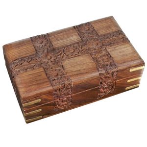 กล่องใส่เครื่องประดับกล่องเครื่องสำอางทำจากไม้ขัดเงาดีไซน์หรูหราสำหรับตกแต่งคริสต์มาส - Product Image 3
