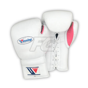 Guantes de Boxeo Winning de Cuero Premium con Cordones, Impermeables, Personalizables, para Sparring Amateur, de Alta Calidad - Product Image 6