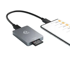 Kundenspezifischer CF express Typ A Kartenleser-Schreibschnittstelle USB 3.1 Gen 2 Adapter USB Typ C 10 Gb/s Unterstützung