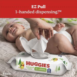Lingettes pour bébé Huggies Natural Care Sensitive, non parfumées, 6 paquets de recharge, 1008 lingettes - Product Image 2