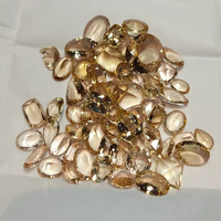 Pierres précieuses naturelles de tourmaline pêche et morganite de haute qualité, taille poire, facettées, 3-8 carats, avec expertise tierce, MOQ 100 carats