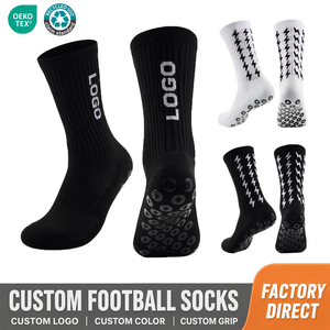 Calzini da Calcio Antiscivolo <span class=keywords><strong>con</strong></span> Logo Personalizzato, Calze Professionali <span class=keywords><strong>con</strong></span> Grip in Silicone, Calzini Sportivi Antiscivolo per Uomo e Squadra - Product Image 1