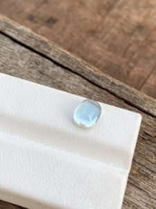 Cabujones con forma de cojín de Aguamarina de Color superior Natural de 8x6 MM, piedra preciosa suelta de buen brillo para hacer joyas de 1,91 quilates - Product Image 3