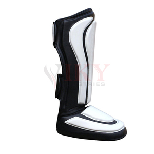 Ventes directes d'usine Leggings personnalisés de combat gratuit protège-cou-de-pied de boxe Muay Thai protecteur d'entraînement protège-tibias - Product Image 1