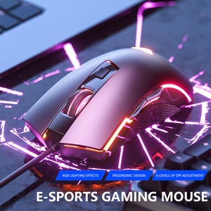 Chuột chơi <span class=keywords><strong>game</strong></span> có dây eSports Trò chơi dành riêng cho lập trình macro Nút mát RGB Backlit Máy tính chơi <span class=keywords><strong>Game</strong></span> chuột - Product Image 6