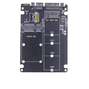 M.2 NGFF SSD ไปยัง SATA3 การ์ดอะแดปเตอร์ 6Gbps ตัวแปลงอะแดปเตอร์แบบใช้คู่ M.2 NGFF ถึง SATA3.0 การ์ดอะแดปเตอร์สำหรับพีซี - Product Image 2