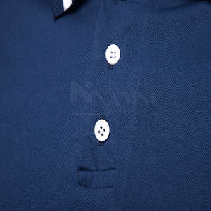 Chemises confortables pour hommes, séchage rapide, respirantes, écologiques, en coton et polyester, col roulé, coupe classique - Product Image 4