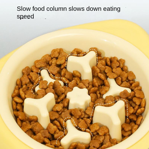 Mangkuk Makan Hewan Peliharaan 2-in-1 Stainless Steel Anti Bocor dengan Alas Silikon Anti Selip untuk Anjing dan Kucing - Product Image 4