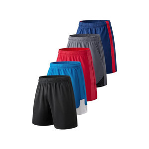 <b>Men's</b> Quick Dry Activewear Workout <b>Shorts</b> New Design with Pockets and <b>Elastic</b> <b>Waistband</b> Casual Solid Pattern Plain Dyed - Product Image 1