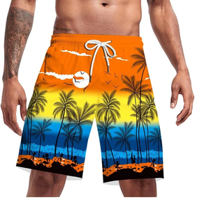 Pantalones Cortos de Tabla Personalizados por Sublimación, Pantalones Cortos de Tabla hasta la Rodilla con Bolsillos, Ropa de Playa y para Actividades al Aire Libre, Pantalones Cortos de Tabla para Hombre al por Mayor - Product Image 6