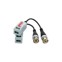 Balun vidéo analogique AHD CVI TVI 720P/960P/1080P à tête BNC passive unique, accessoires pour caméra et moniteur en matériau ABS