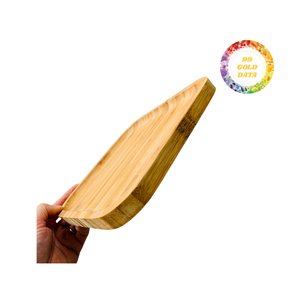 Tablero de bambú rectangular con Superficie lijada a mano y construcción sólida, perfecto para colecciones de cocina natural y juegos de regalo - Product Image 5