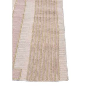 Alfombra de Poliéster a Rayas Al Fresco, Beige y Marrón, Tejido Plano para Uso Doméstico-ADPL-1111 - Product Image 4