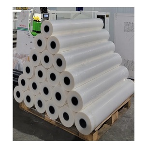 OEM Transparent PE Stretch Wrapping Film Moisture-Proof Protective for <b>Glass</b> Metal Packaging Soft Good Price Plastic Film - Product Image 1