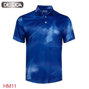 Logotipo personalizado de alta calidad para polos para golf Hecho en Vietnam Poliéster transpirable Spandex Jersey Impresión completa MOQ bajo - Product Image 2