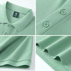Polos personalizados transpirables de secado rápido de calidad superior para hombre 2025, camisetas de polo lisas de algodón para hombre al por mayor - Product Image 5