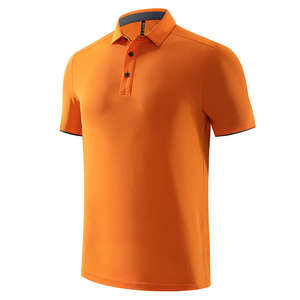 เสื้อโปโลแขนสั้นผู้ชายเสื้อโปโลกอล์ฟผ้าโพลีเอสเตอร์ซักได้100% ออกแบบแบรนด์ของคุณได้ตามต้องการ - Product Image 5