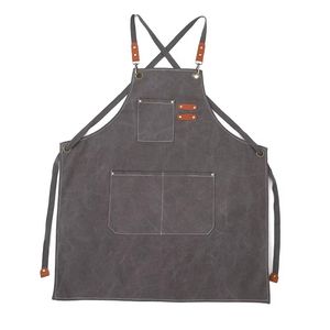 Delantal de peluquero unisex antiestático ignífugo y resistente al agua sin mangas para cocina restaurante y barista para uniformes de estilista - Product Image 4